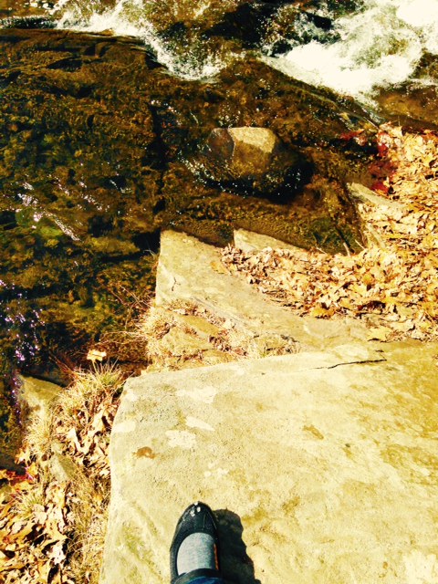 Standing At the Waterfall