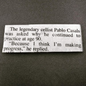 Pablo Casals quote