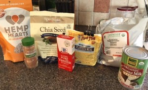 Heary Hemp Hearts Porridge Ingredients