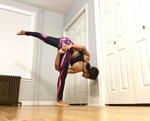 Revolved Half Moon Pose