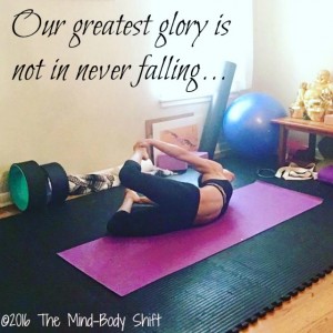 Our Greatest Glory is Not In Never Falling