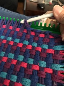 Loop Potholder Weaving