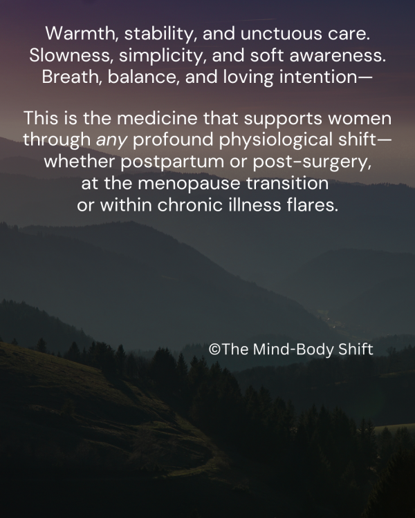 This Is the Medicine of Tender Thresholds